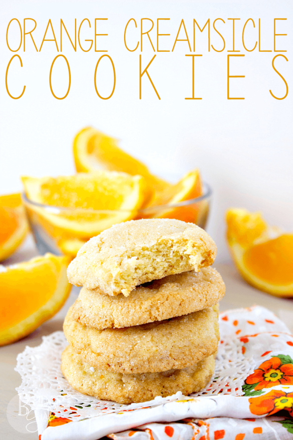 Orange Creamsicle Cookies - Tastefully Eclectic