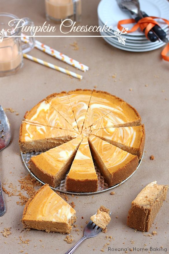 Pumpkin Cheesecake Recipe 1 585x877 