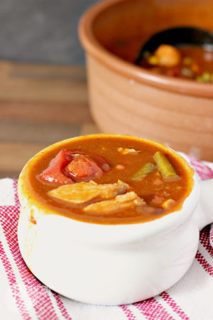 No Fuss Enchilada Soup - Tastefully Eclectic